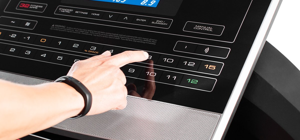 a console in use by a user