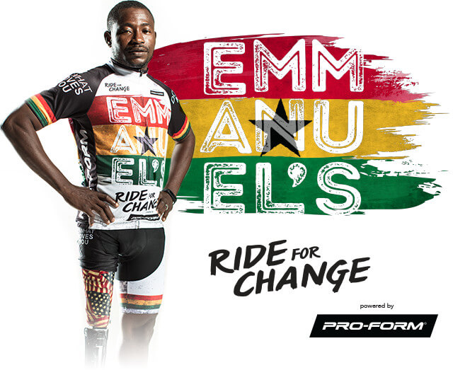 Emmanuel's Ride for Change, powered by Pro-Form