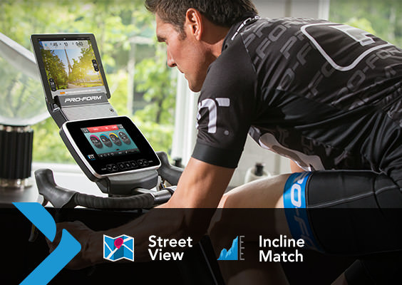 Proform Tour De France CBC Exercise Spin Bike with Tablet Holder